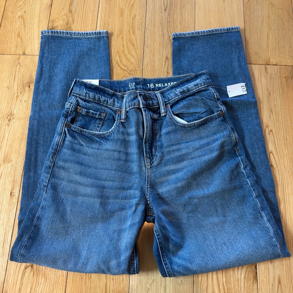 GAP Teen Relaxed Taper Jeans